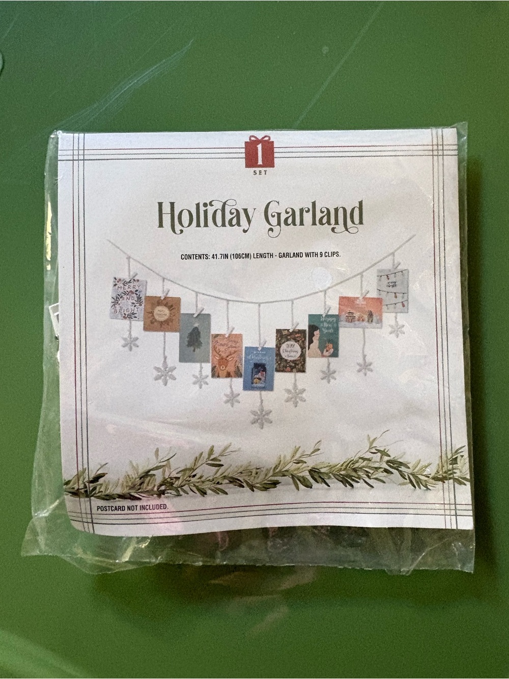 Target Holiday Garland Snowflake Clips - Picture 1 of 3